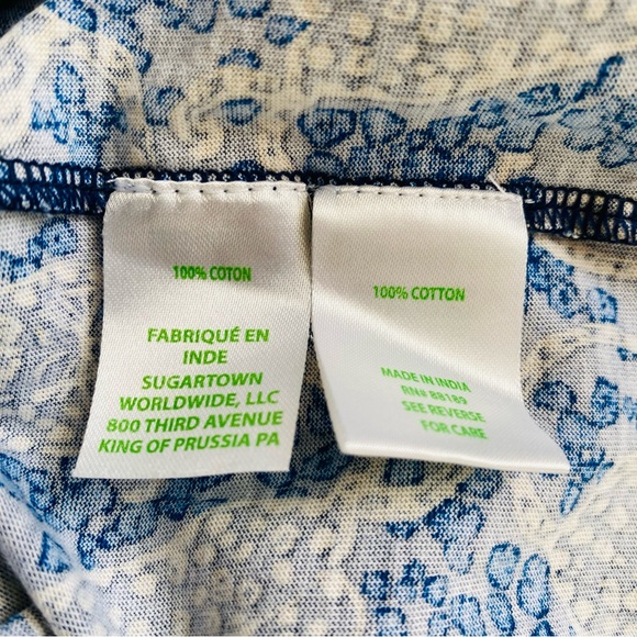 Lily Pulitzer Blue Cheetah Easy To Spot Geanna Swing Dress Size M - Picture 6 of 7